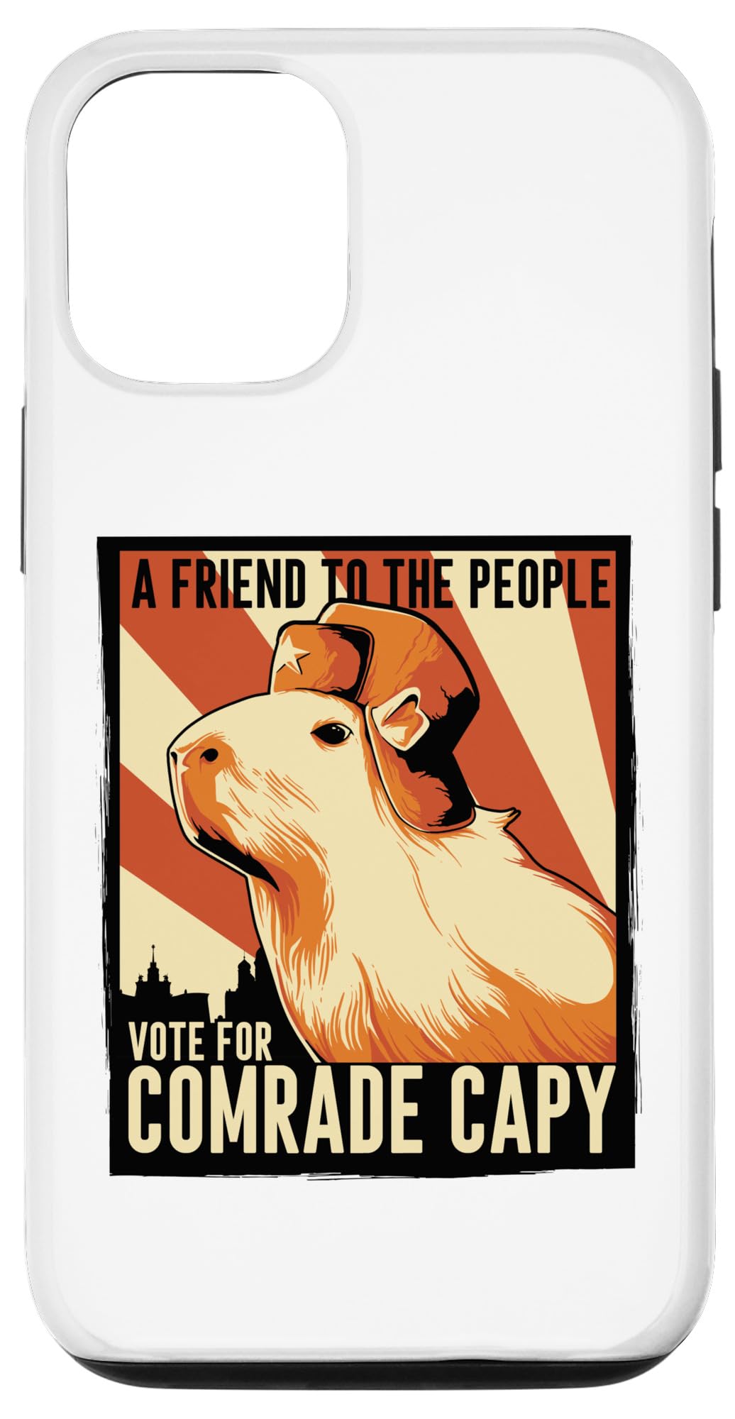 Amazon.com: iPhone 13 Funny Communist Capybara Rodent US